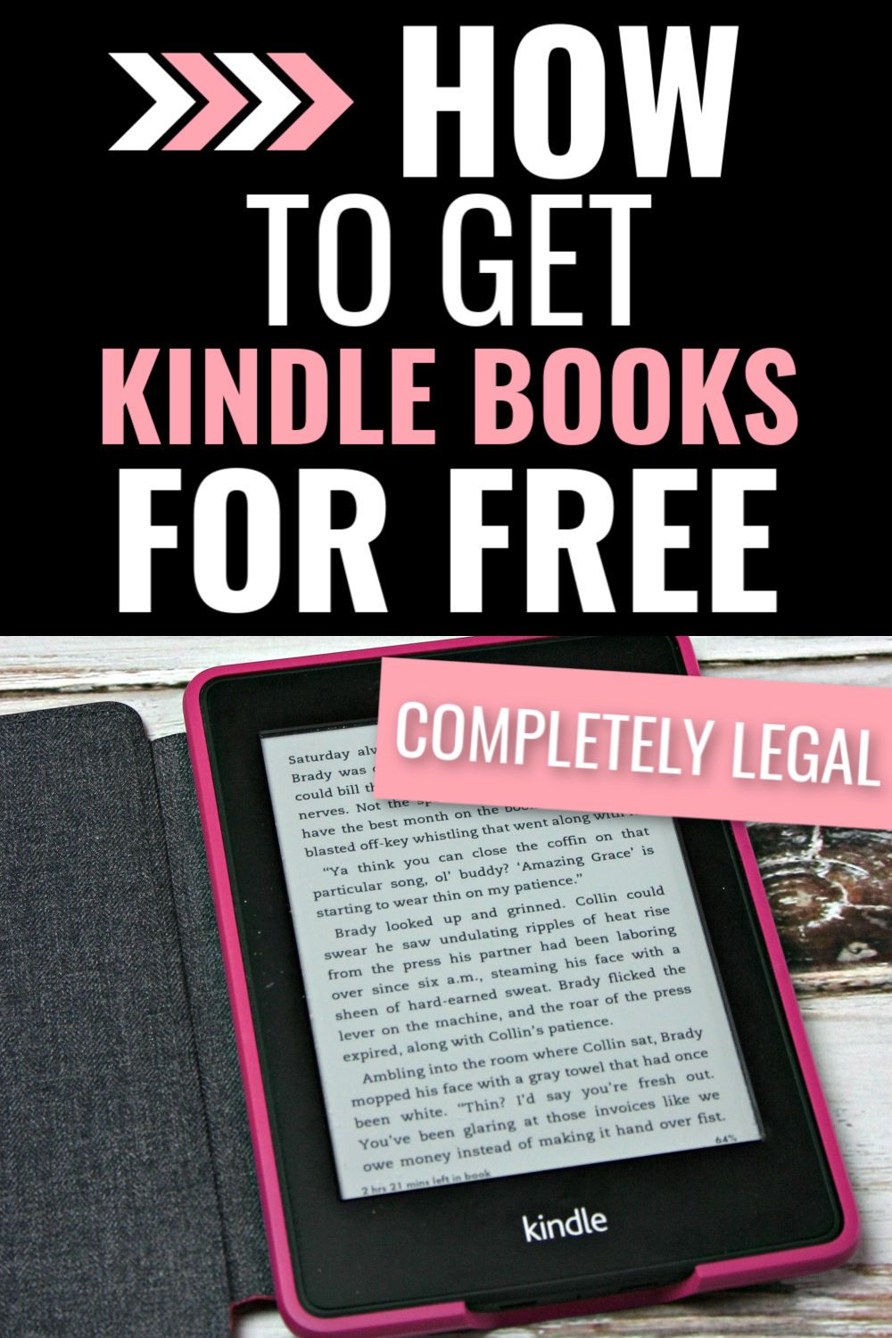 How to Get Kindle Books for FREE {legally}