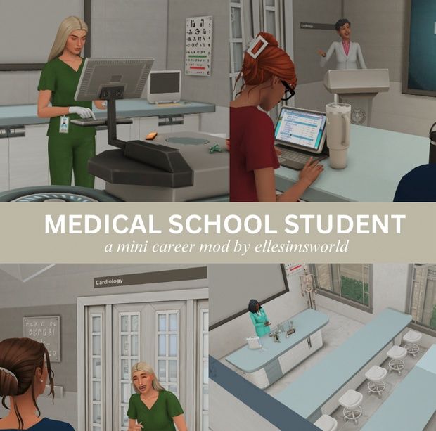 Medical School Student Mod (V1) | ellesimsworld
