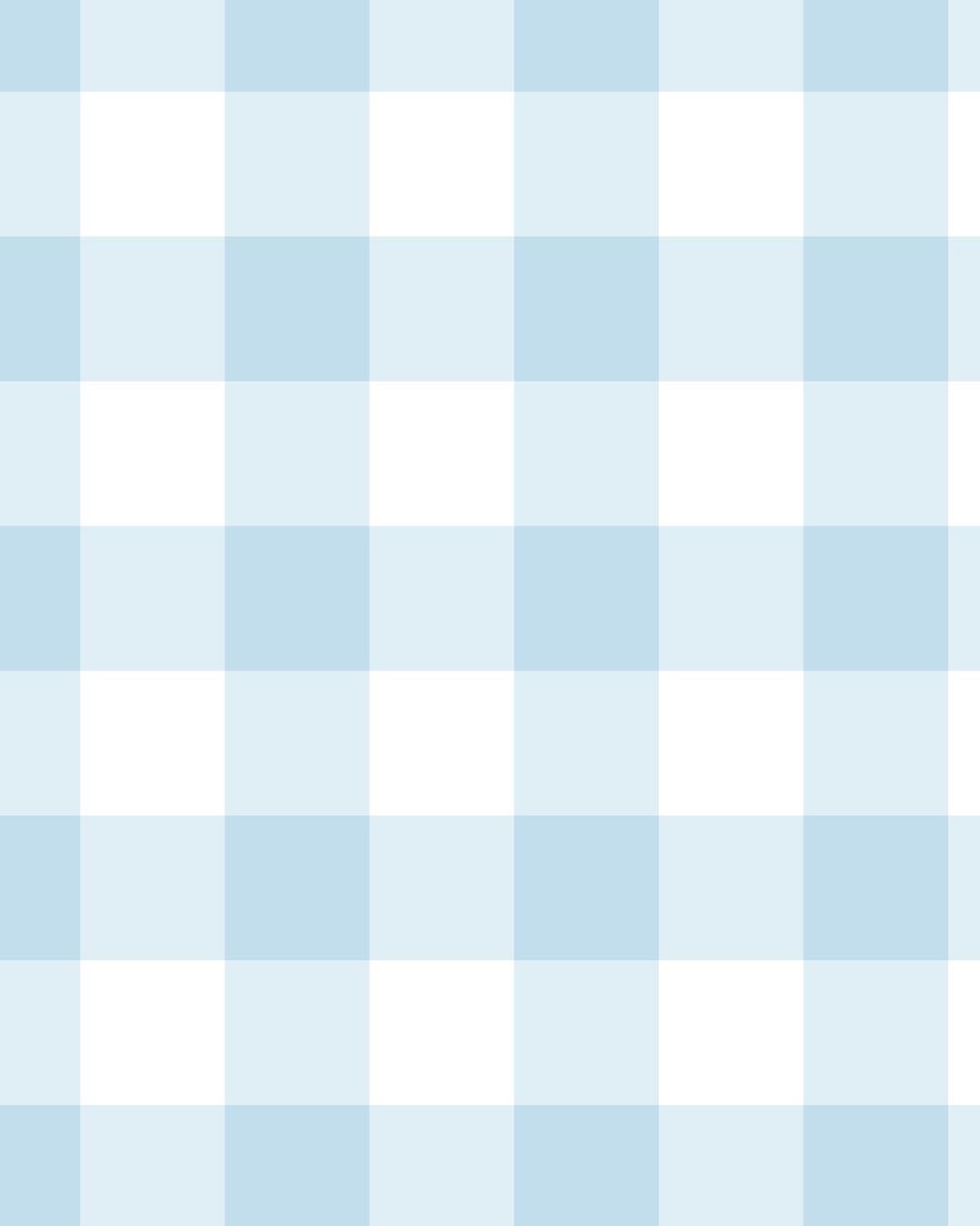 Medium Gingham Check Light Blue Wallpaper – Peel & Stick Self Adhesive / Sample: 48cm x 40cm ( 1′ 7 x 1′ 3 ) / Not Applicable – I’m ordering a sample.
