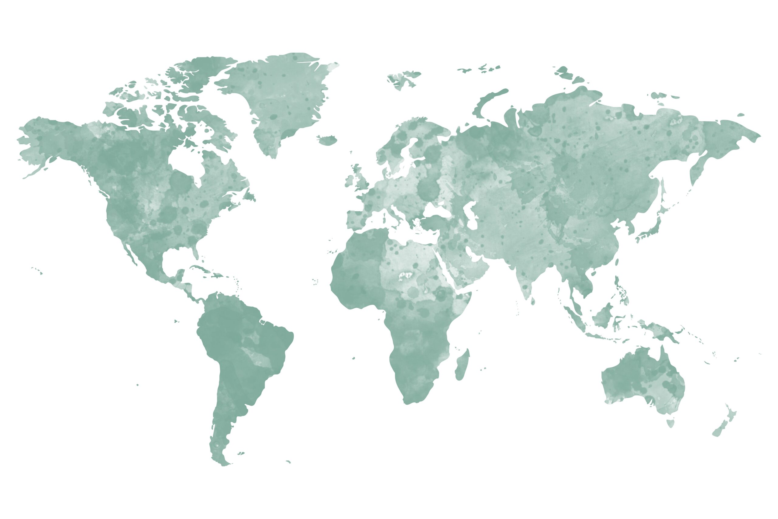 Carte du monde déco à imprimer & épingler | Tuto